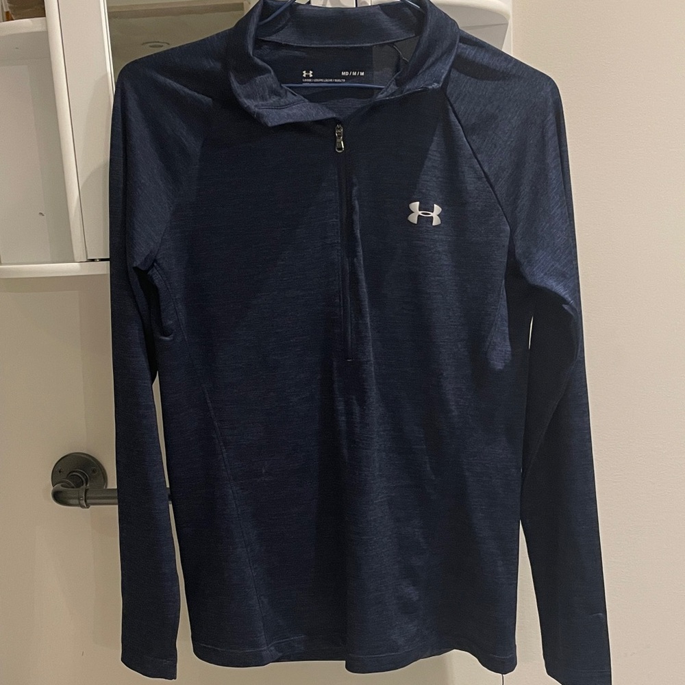 Under Armour Dark Blue Half-Zip Pullover CB